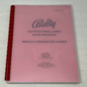 Bally Pinball manual R13