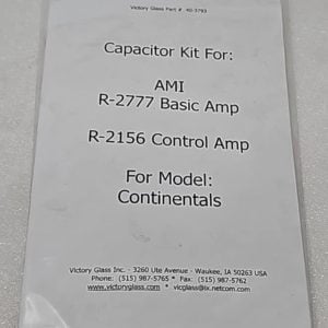 AMI Continental 1 and 2 cap kit 39-3793
