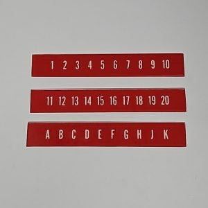 AMI Continental 2 keyboard label strips 40-4289