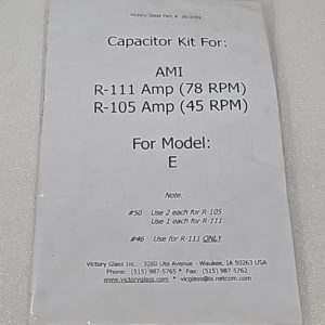 AMI E amp Cap kit 39-3789