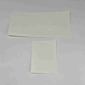 Back Door Master volume decal white 58-4070 1