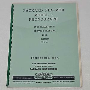 Packard Play More Manual 71-1257