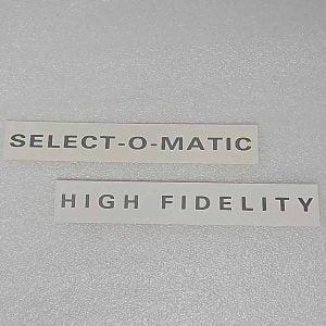 Seeburg Select o matic decal 57-4064