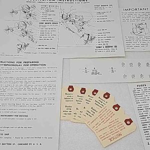 seeburg Interior decal and label set 48-1902