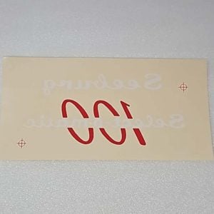 100 seeburg selections dome decal 49-1924