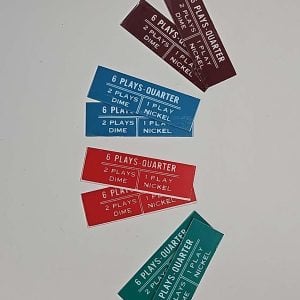 6 Plays Pricing Title Strips ALL