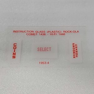 Instruction Plastic Rock Ola Comet 38-4156