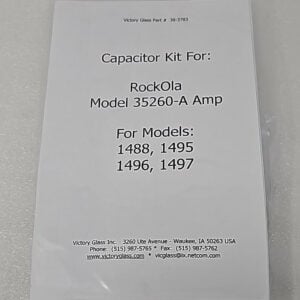 Rock Ola 1488 1495 1496 1497 cap kit 38-3783