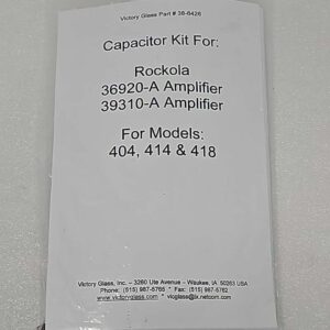 Rock Ola 404 414 418 amplifier cap kit 38-6426