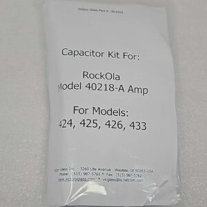 Rock Ola 424 425 426 433 amp cap kit 38-6429