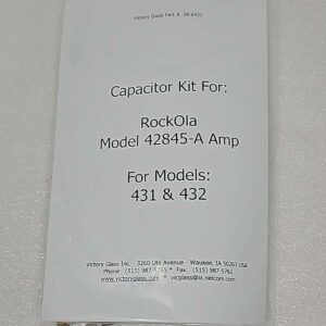 Rock Ola 431 432 amp cap kit 38-6431
