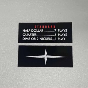 Rock Ola Pricing insert set 38-5751