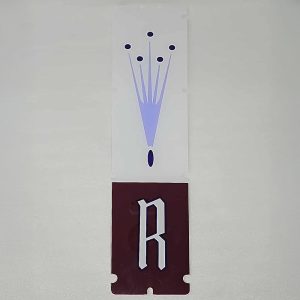 Rock Ola Princess plastic grill emblem 38-4029