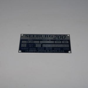 Seeburg KD-200 ID serial tag