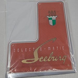 Seeburg VL Deluxe Mech Cover Emblem 54-4169