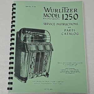 Wurlitzer 1250 Service Manual 23-1035