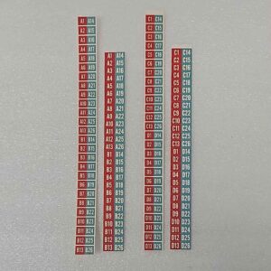 Wurlitzer 1500 1550 mechanism decal set 04-6771