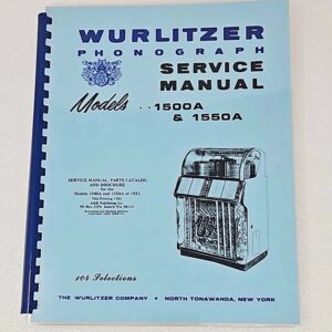 Wurlitzer 1500 1550 service manual 23-1037