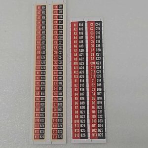 Wurlitzer 1500 tray and popularity meter decal set 04-6951