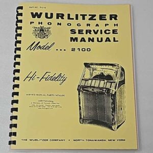 Wurlitzer 2100 service manual 23-1044