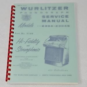 Wurlitzer 2304 manual 23-1051