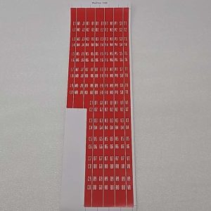 Wurlitzer 2500 titlestrip decal set 25-6795