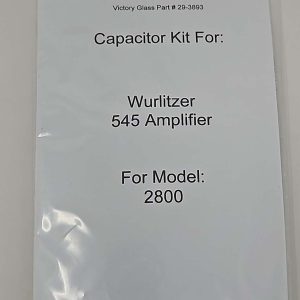 Wurlitzer 2800 cap kit 29-3893