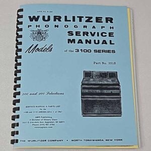 Wurlitzer 3100 Serivce Manual 23-1060