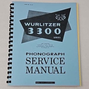 Wurlitzer 3300 manual 23-1062