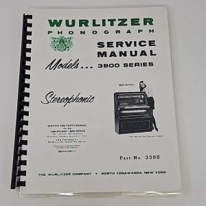 Wurlitzer 3800 manual 12-6868