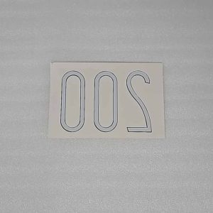 Wurlitzer Reverse water slide 200 glass decal 01-1398