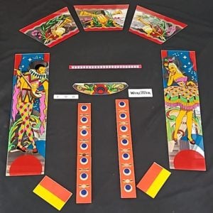 Wurlitzer Victory Keyboard Glass Set