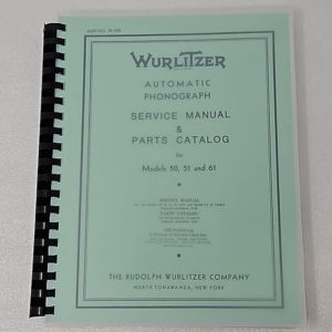 Wurlitzer parts catalog 50 51 61 23-1073