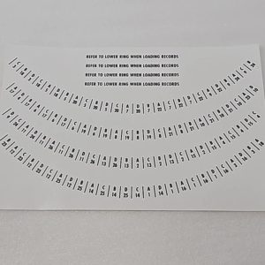 Wurlitzer record ring decal set 25-6896