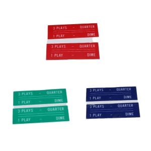 seeburg coin inserts 3 per quarter