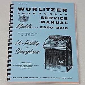 wurlitzer 2300 service manual 23-1050