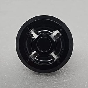 4 pin tube socket or plug socket round hole panel mount q7 10-4188