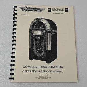 AACO Cd jukebox operation and service manual 37-6494