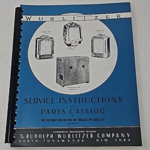 Wurlitzer 3031 3020 wallbox and stepper manual 23-1032