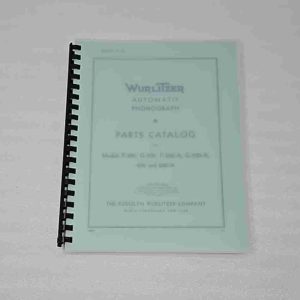 Wurlitzer 500 600 parts manual 23-1027