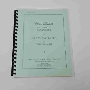 Wurlitzer Parts Catelog 23-1028
