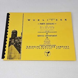 Wurlitzer pre war wallbox parts manual 100 115 120 123 125 320 130 300 23-1075