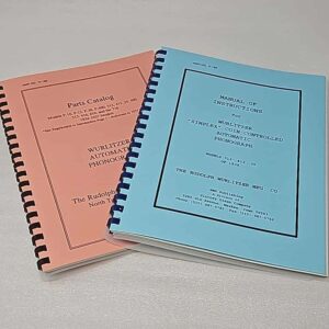 Wurlitzer simplex manual combo pack 23-3462
