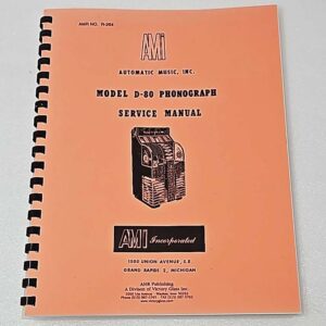 AMI D-80 service manual 70-1232