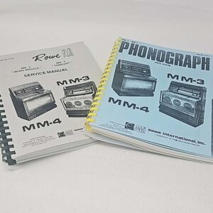 AMI ROWE MM-3 MM-4 manual combo pack 70-3323