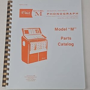 AMI ROWE Model M Parts manual 70-1250