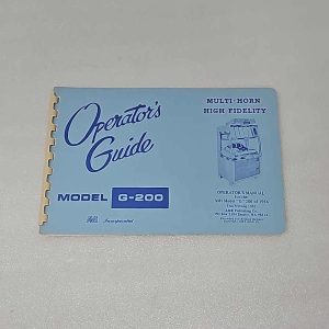 AMI g200 operator guide 70-1237