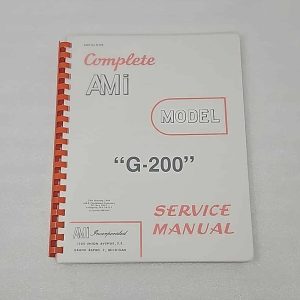 AMI g200 service manual 70-1238