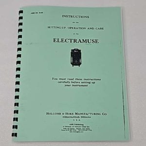 R-53 Electromuse manual 71-1273