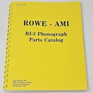 ROWE RI-3 Parts manual 70-3369